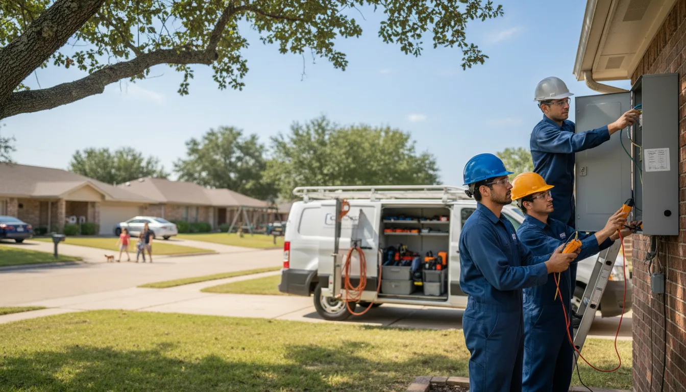 Certified electrician providing emergency electrical services in Caret, VA